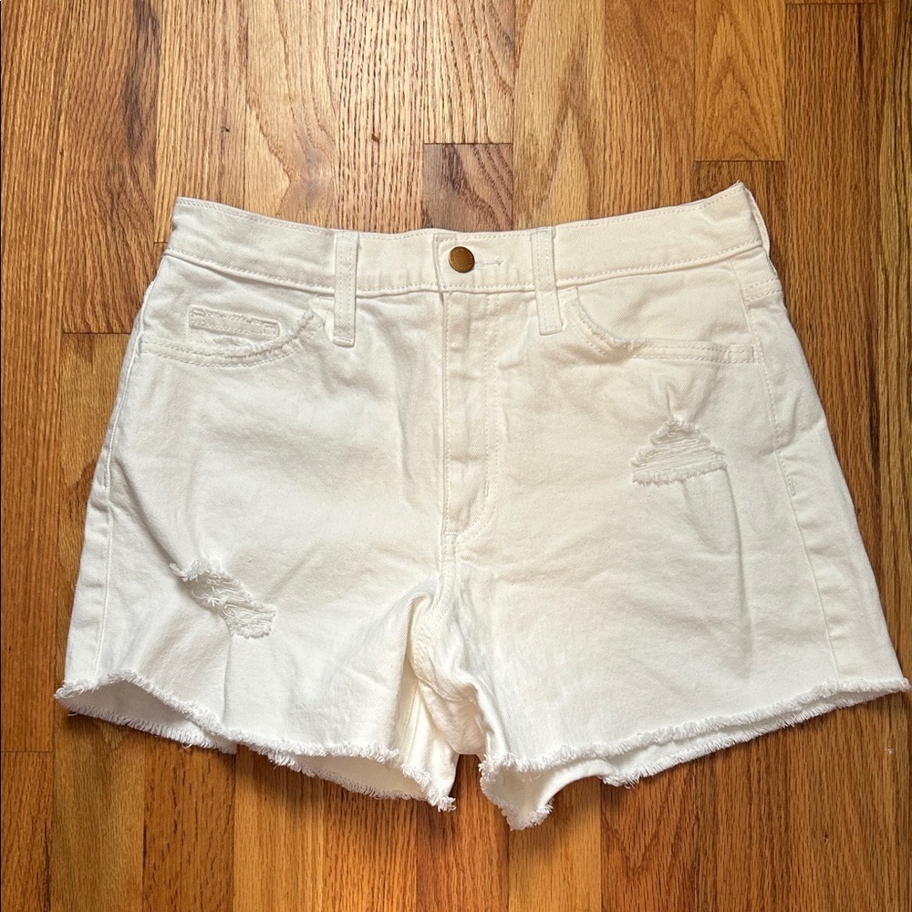 Universal Thread White Distressed Jean Shorts